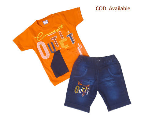 Stylish Clothing Set with Tshirt and Shorts for boys (SK20_3)