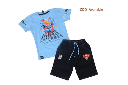 Stylish Baba suit Clothing Set with Tshirt and Shorts for boys (SK13_2)