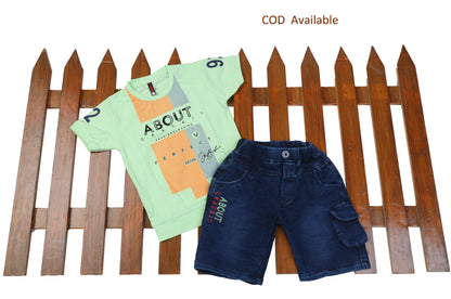 Full of Swag..  clothing Set ( Tshirts and Shorts ) for boys (SK4_1)