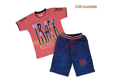 Stylish  Baba Suit | Clothing Set with Tshirt and Shorts for boys (SK11_3)