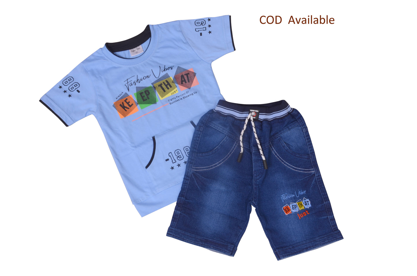 Summer Clothing Set with Tshirt and Shorts for boys (SK9_3)